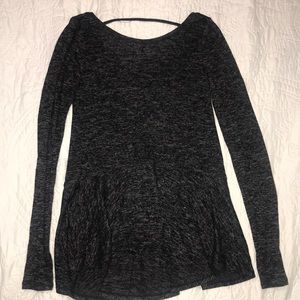 Long Sleeve Peplum Top